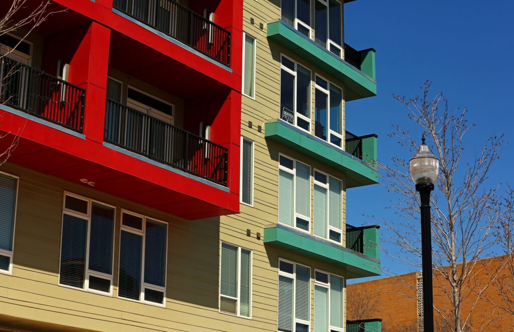 a photo highlighting the color the design of an apartment